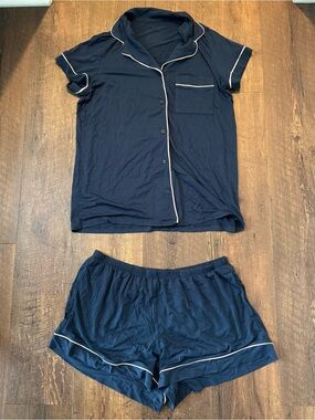 Tommy John Navy Short-Sleeve Pajama Set